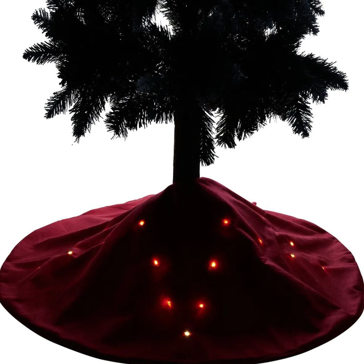 Tour de sapin lumineux 30 LED Ø95cm-Gifi Discount