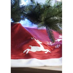 Tour de sapin rouge et blanche-Gifi Clearance