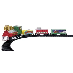 Train de Noël électrique 4 wagons-Gifi Discount