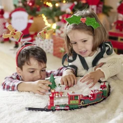 Train de Noël lumineux et musical 22 pièces-Gifi New