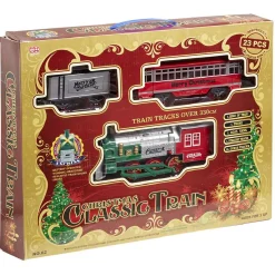 Train de Noël lumineux musical et animé sur rails - Village de Noël-Gifi Sale