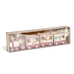 Train Disney Mickey en bois L38cm-Gifi Clearance