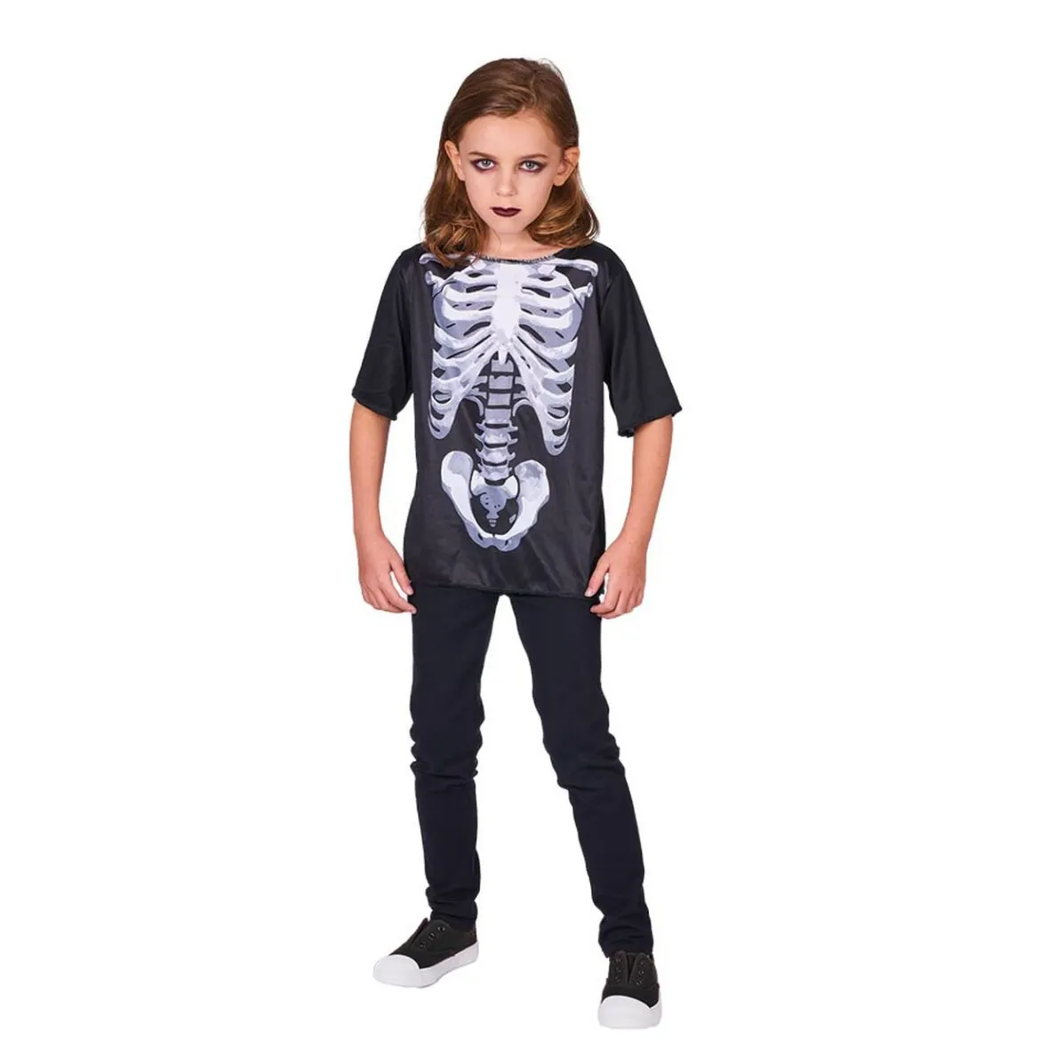 T-shirt squelette 7/10 ans-Gifi New