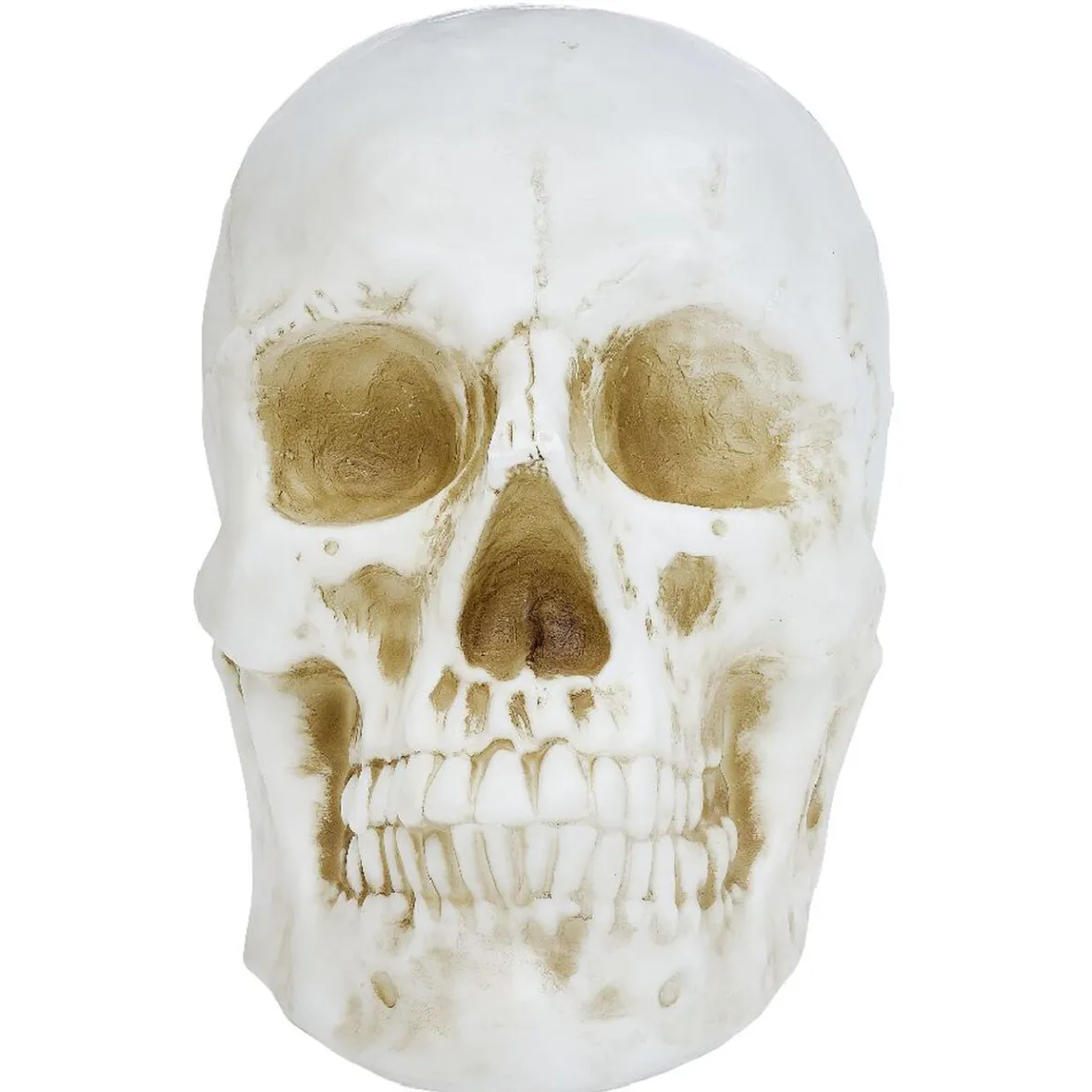 Tête de mort Halloween crâne lumineux 31x52xH42cm-Gifi Outlet