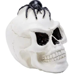 Tête de mort Halloween en polyrésine-Gifi New