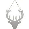 Tête de renne grise à suspendre-Gifi Outlet