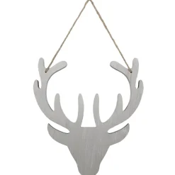 Tête de renne grise à suspendre-Gifi Outlet