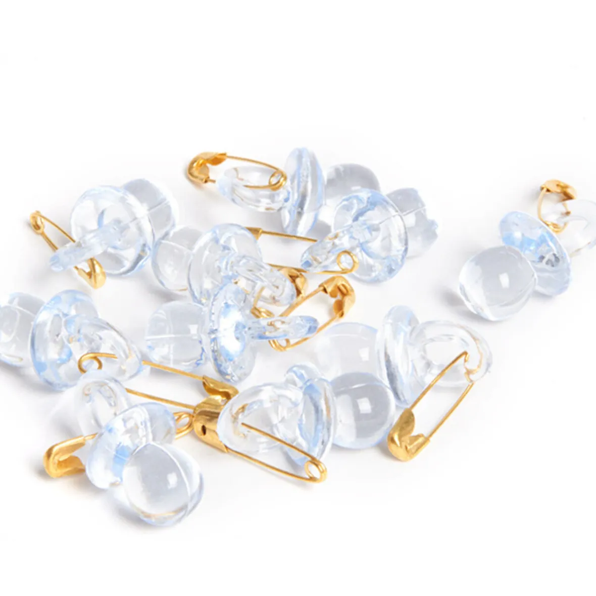 Tétine à épingler bleu x10-Gifi Best