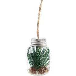 Tube de Noël en verre à suspendre-Gifi New