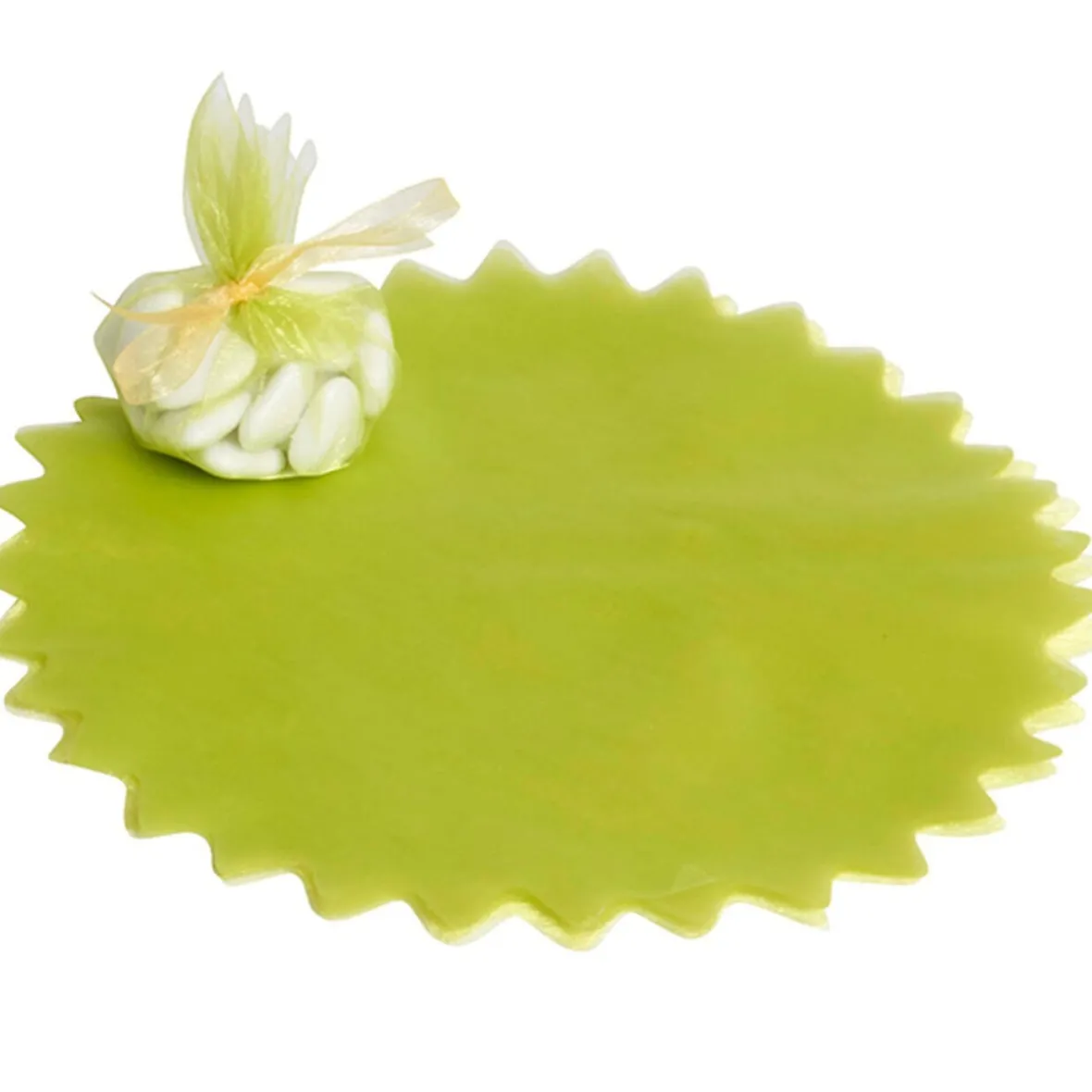 Tulle dragées verte anis x20-Gifi Hot