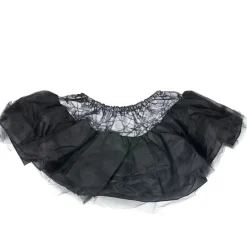 Tutu noir ceinture argentée Halloween femme-Gifi Clearance