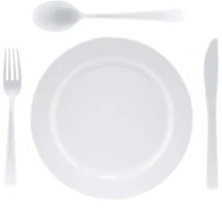 Vaisselle en plastique x 40-Gifi