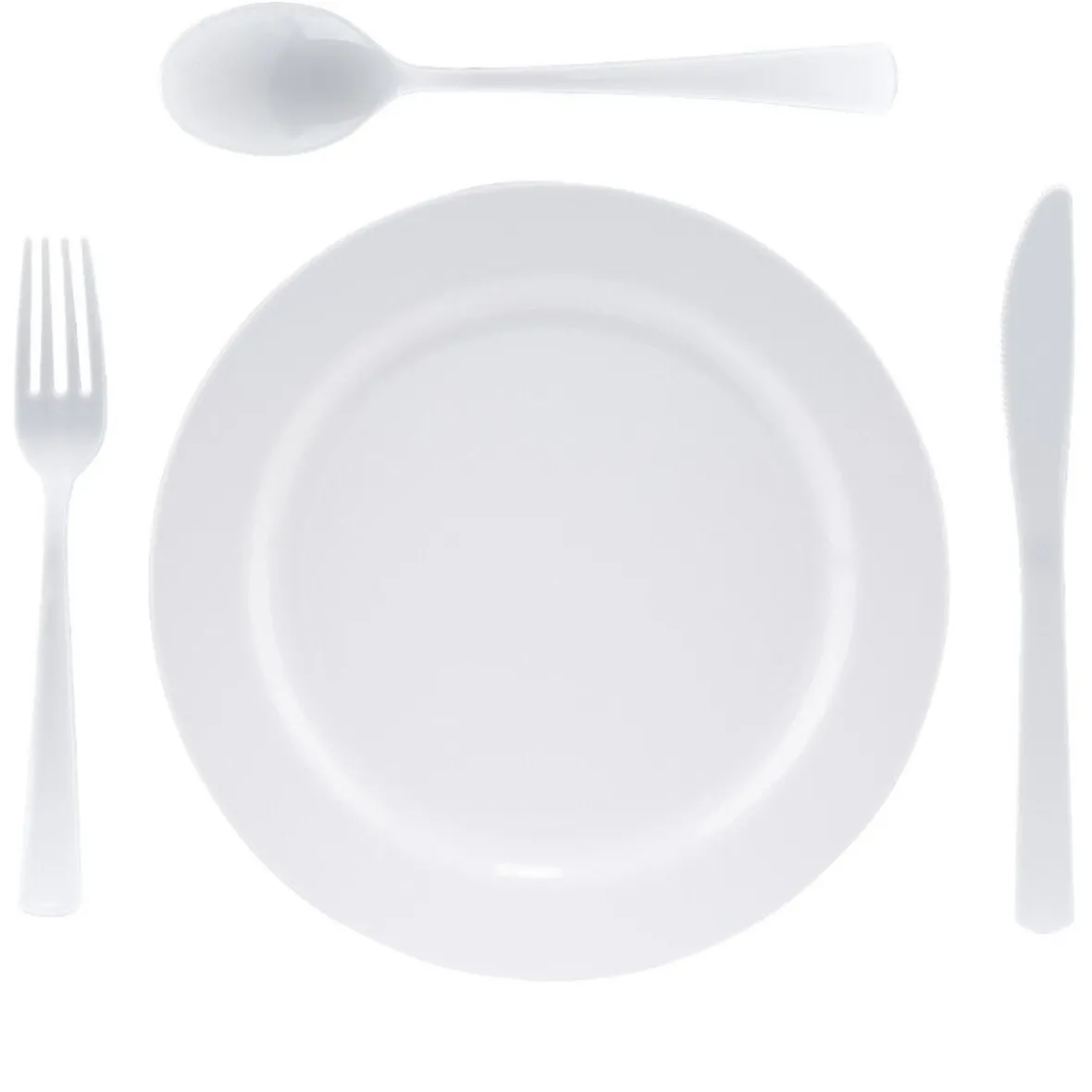 Vaisselle en plastique x 40-Gifi