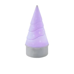 Veilleuse musicale led multicolore forme sapin de Noël-Gifi Outlet