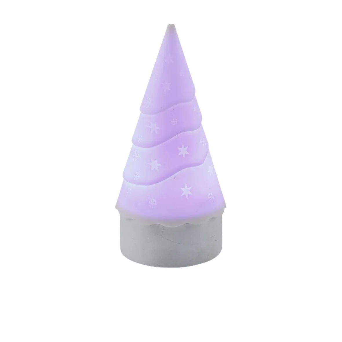 Veilleuse musicale led multicolore forme sapin de Noël-Gifi Outlet