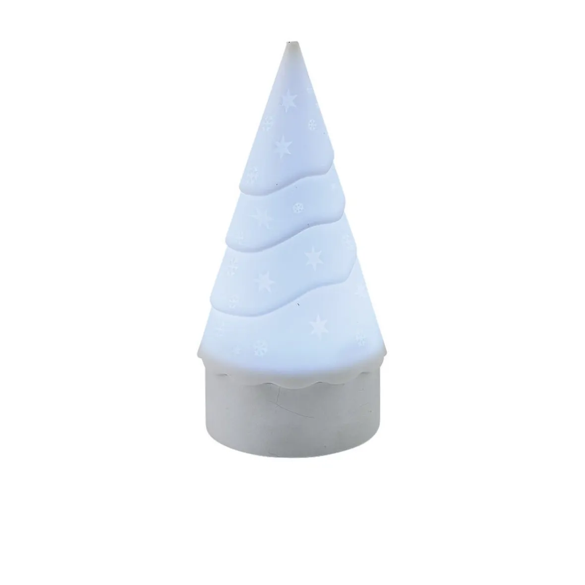 Veilleuse musicale led multicolore forme sapin de Noël-Gifi Outlet