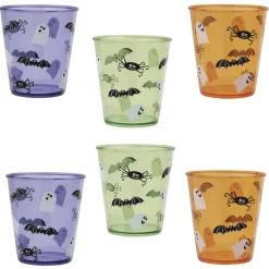 Verre halloween 3 couleurs x 6-Gifi New