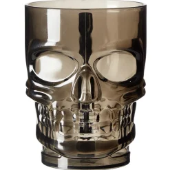 Verre plastique forme tête de mort noir Ø9,5xH12,5cm-Gifi Hot