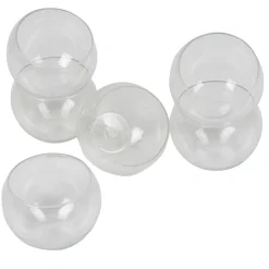 Verrine plastique transparente forme aquarium x6-Gifi Sale