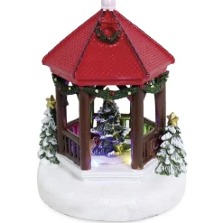 Village de Noël kiosque lumineux LED multicolore fixe-Gifi Online