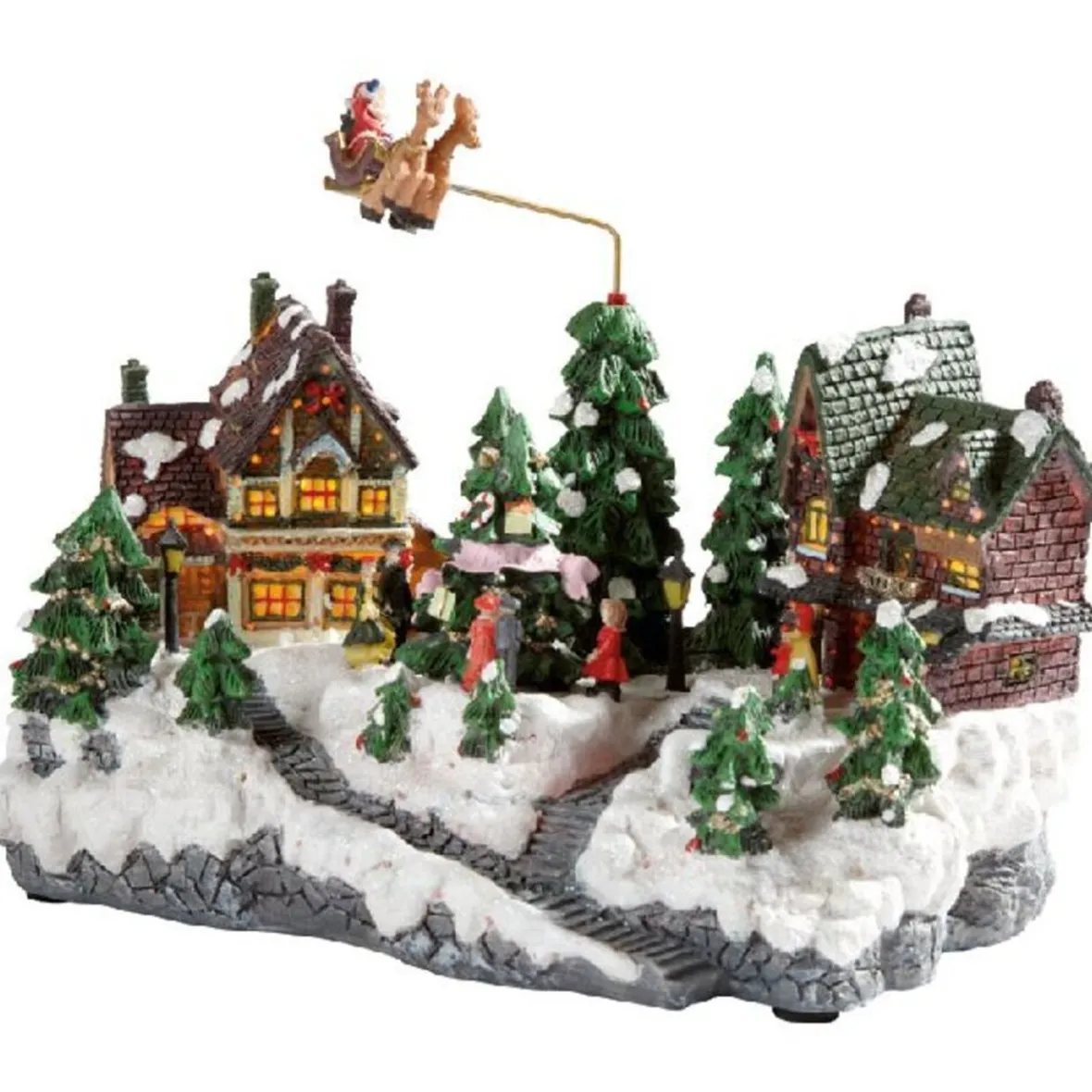 Village de Noël lumineux et musical-Gifi Clearance