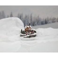 Village de Noël lumineux et animé 5 LED-Gifi New