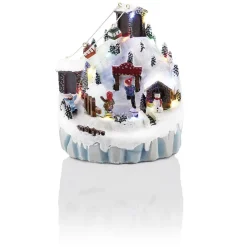 Village de Noël montagne enneigée lumineuse 16 LED multicolore fixe-Gifi Clearance